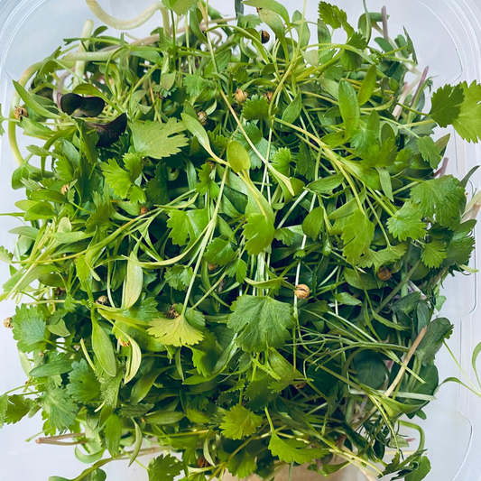 Salad bowl with assorted ingredients